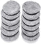 Replacement Pads for Window Cleaning Robot, Compatible with Model X5 X6 X7 X8 HC-09 HC-07 HC-11 HC-18, Washable and Reusable Microfiber Cloth -12p...