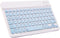 Ultra-Slim Bluetooth Keyboard Portable Mini Wireless Keyboard Rechargeable for Apple iPad iPhone Samsung Tablet Phone Smartphone iOS Android Windo...