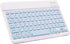 Ultra-Slim Bluetooth Keyboard Portable Mini Wireless Keyboard Rechargeable for Apple iPad iPhone Samsung Tablet Phone Smartphone iOS Android Windo...