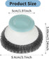 2 Pcs Stainless Steel Scrubber with Handle, Dish Scrubber Brush Steel Wool Scrubber for Cleaning Dishes Heavy Duty Cleaning Supplies for Pots Pans...