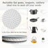8" Trivet Mats Set for Hot Dishes, Hot Pots and Pans, 6 Heat Resistant Pot Holders, Anti Stain Hot Pads,Thick Heat Resistant Large Coaster, Home E...