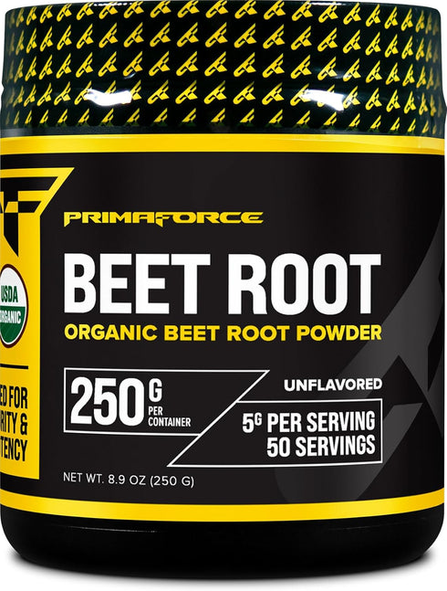 Primaforce Organic Beet Root Powder (250g) Unflavored - Natural Source of Antioxidants and Nutrients...