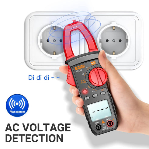 ANENG Digital Clamp Meter Multimeter Tester 4000 Counts with NCV Amp Ohm Volt Measures AC Current, AC/DC Voltage,Capacitance, Resistance, Diodes, ...