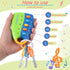 Skylety Musical Smart Remote Key Toy Fake Car Toy Keys with Sound and Lights Fun and Educational Key Toys for Travel Play (Batteries Not Included)...