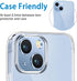 for iPhone 14 and iPhone 14 Plus Camera Lens Protector, Anti-Scratch Tempered Glass Camera Screen Protector Shockproof Full Protective Camera Cove...
