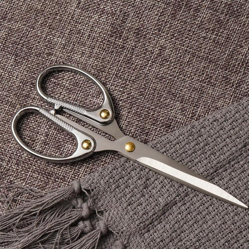 6.3 inch All Stainless Steel Office Scissors,Ultra Sharp Blade Shears,Sturdy Sharp Scissors for Office Home School Sewing Fabric Craft Supplies Mu...