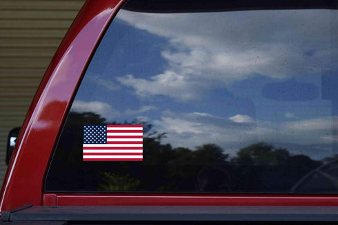 StickerTalk USA Flag Vinyl Sticker, 5 inches by 3 inches...