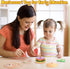 Montessori Toys for 3 Year Old - Wooden Burger Stacking Toys for Toddlers and Kids Preschool, Educational Toys, Fine Motor Skill Toy, Blocks for T...