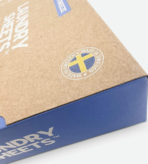 up to 120 Loads - Made in Sweden - 60 Sheets - the Original - Laundry Detergent Sheets - Fragrance Free - no Plastic - Eco-Friendly...