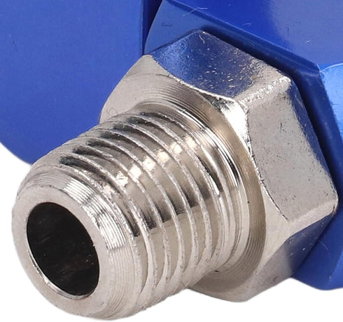 Pneumatic Tool Adapter, 4Pcs 360 Degree Air Hose Connector 1/4in NPT Swiveling Air Fitting Hose Connector Pneumatic Tool Adapter 150PSI Air, Fitti...