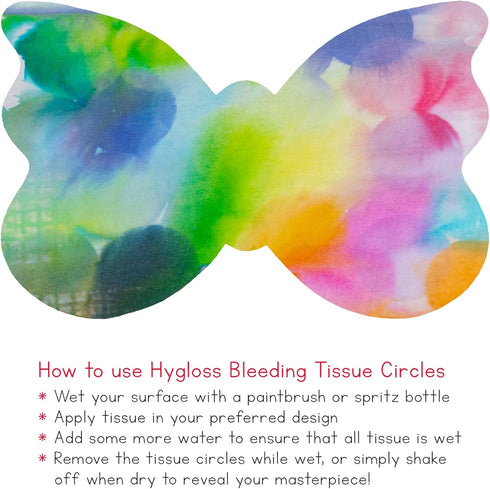 Hygloss Products Bleeding Tissue Paper Circles 2-Inch, 20 Colors, Arts & Crafts, DIY Projects, Scrapbooking, Greeting Cards, 2400 Pieces...