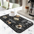 Fun Coffee Mat 19inx12in,Coffee Bar Mat for Countertops,Absorbent Hide Stain Anti-Slip Coffee Bar Accessories Fit Under Coffee Machine Mat,dish Dr...