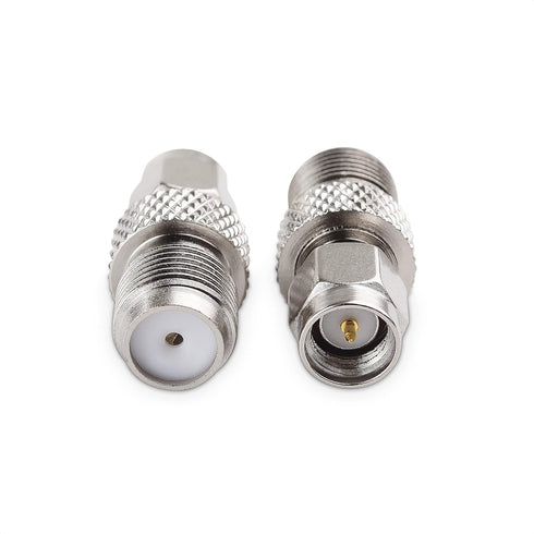 Cable Matters 2-Pack SMA Male to F-Type Female Coax Cable Adapter (Gender Changer Coaxial Cable Adapter) for USB SDR Dongle, Two-Way Radio, Ham Ra...