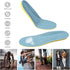Shoes Inserts Memory Foam Insoles Shock Absorption Pain Relief Plantar Fasciitis Arch Supports Breathable PU Sports Feet Insoles for Men Women and...