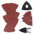 Oscillating Tool Sanding Pads Kit, Finger Triangle Sandpaper for Surface Sanding, Mechanical Maintenance Cleaning, Polishing, Deburring, 82 Pcs...