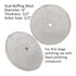 6PC 6 Inch Stainless Steel Polishing Buffing Wheel Kit for Bench Grinder,kit with Each 1PC 1/2 Inch Arbor Hole Sisal/Denim/Cotton Wheel and Each 1...