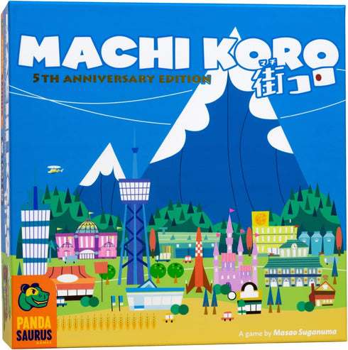 Pandasaurus Games Machi Koro Board Game | Japanese City Building Strategy Game | Fast-Paced Dice Rolling Game for Adults and Kids | Ages 8+ | 2-4 ...