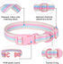 Polyester Dog Collar for Small Medium Large Dogs, Soft Basic Dog Collars Fancy Adjustable Dog Collars with Quick Release Safety Buckle...