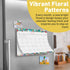 S&O Floral Magnetic Fridge Calendar from January 2024-June 2025 - Tear-Off Refrigerator Calendar to Track Events & Appointments - 18 Month Magneti...