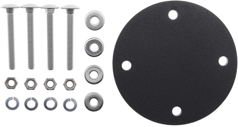 Back Mounting Plate for 1-1/2 Inch Rotopax Off-Road Tube Roof Rack Ladder with Screws and Bushings...