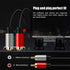 Tan QY 2RCA to 2RCA Cable 20Ft, Gold-Plated 2 RCA Male to 2 RCA Male Stereo Audio Cable for Home Theater, HDTV, Gaming Consoles, Hi-Fi Systems (20...