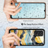 Galaxy A23 5G Phone Case for Samsung Galaxy A23 5G Case Tempered Glass Black Cover with Mountain Forest Landscape Design for Women Men Anti-Scratc...