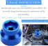 Oil Filter Socket 24mm / 36mm Reversible Fuel Filter Cap Remover and Installer Assistant Compatible with 6.0L / 6.4L Ford Powerstroke Diesel 2003-...