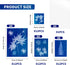 42 Sheets Cyanotype Paper Sun Print Paper Kit, A4 A5 A6 4in Solar Drawing Paper Sensitivity Nature Printing Paper, Cyanotype Paper Kit with 1 A4 A...