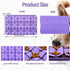 Silicone Snuffle Mat for Small Medium Dogs,Slow Feeder Lick Mat for Pet Slow Down Eating,Encourages Natural Foraging Skill,Interactive Feed Game T...