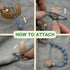 Silicone Pacifier Clip Holder: One-Piece Baby Pacifier Clip, 100% Food Grade Silicone, Pacifier Holder Clip for Boys and Girls,Soft and Flexible P...