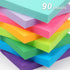 8 Pads Sticky Notes 3x3 Self-Stick Notes 8 Bright Multi Colors with Dark Green Sticky Notes, 90 Sheet/Pad...