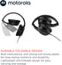 Motorola Over-Ear Headphones Wired - Moto XT120 Headphones with Microphone, in-Line Control for Calls - Foldable Head Phones, Adjustable Cushioned...