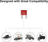 MulWark 120pc ClearMark Assorted Auto Mini-Car-Truck-Blade-Fuses Set- 5A 7.5A 10A 15A 20A 25A 30A - ATM Automotive Replacement Auto Fuse Assortmen...