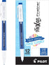 Pilot, FriXion Fineliner Erasable Marker Pens, Fine Point 0.7 mm, Pack of 12, Blue...
