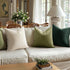 MIULEE Pack of 2 Velvet Soft Solid Decorative Square Throw Pillow Covers Set Christmas Cushion Case for Spring Sofa Bedroom Couch Car 18x18 Inch 4...