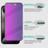 2 Pack Purple Privacy Screen Protector for iPhone 15 Pro 6.1 inch, 9H Anti-Spy Tempered Glass, Easy Installation, High Sensitivity, Case Friendly...