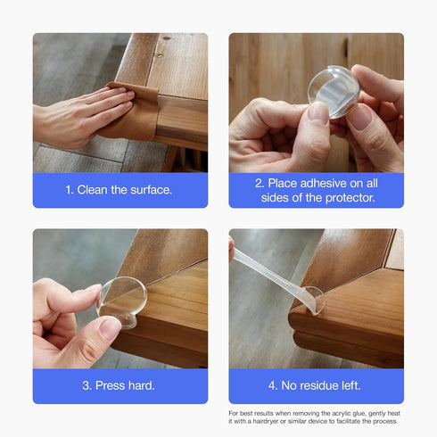 UXU Corner Protector for Baby, Protectors Guards - Furniture Corner Guard & Edge Safety Bumpers - Baby Proof & Cushion to Cover Sharp Furniture & ...