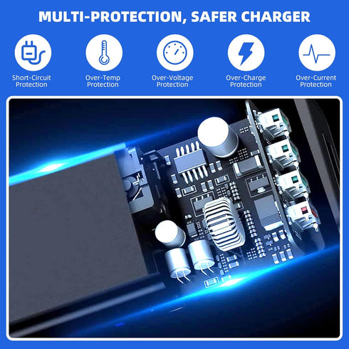 Fast Charger with 6.6Ft USB Type-C&Micro USB Cable,AC Adapter,2A Rapid Charger for All New All-New Fire 7 HD 8 10 Plus Tablet, Kids Pro, Kids Edit...