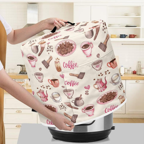 Dust Cover Compatible with 6 qt Instant Pot, for Electric Pressure Cooker Rice Cooker and Air Fryer Insulated Cloth Cover Keep Appliance Clean Hom...