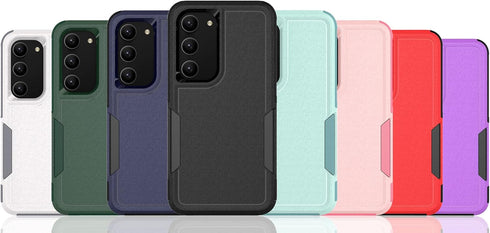 for Samsung Galaxy S23 Case: Dual Layer Protective Heavy Duty Cell Phone Cover Shockproof Rugged with Screen Protector - Military Protection Bumpe...