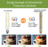T10 LED Tubular Light Bulb Dimmable, 6W Long Tube Vintage LED Filament Bulbs 60 Watt Equivalent, Neutral White 4000K, 700LM with 85+ CRI, 7.3 Inch...