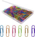 480 Pcs Paper Clips Medium, Colored Paperclips 1.3 inch for Office...