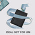 Chelmon Slim Wallet for Men ID Window with RFID Blocking Front Pocket Minimalist Bifold Bussiness Card Holder Gift for Men...
