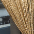 ave split Decorative Door String Curtain Wall Panel Fringe Window Room Divider Blind Divider Tassel Screen Home 100x200centimeter (Champagne18)...