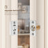 Ravinte Adjustable Ball Door Catch, Closet Ball Bearing Door Latch, Strong Drive Closing Door Accessories for Interior Doors, Solid Brass Body & S...