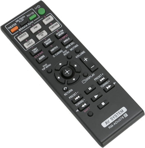 RM-ADU078 Lost Replaced Remote Control for Sony HBD-DZ170 HBD-DZ171 RM-ADU079 HBD-TZ135 DAV-TZ710 HBD-DZ175 DAV-DZ170 DAV-DZ171 HBD-TZ530 HCD-TZ71...