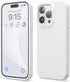 elago Compatible with iPhone 15 Pro Case, Liquid Silicone Case, Full Body Protective Cover, Shockproof, Slim Phone Case, Anti-Scratch Soft Microfi...