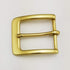LAXPICOL 1.5"(38mm) Heavy Duty Solid Brass Single Prong Square Belt Buckle...