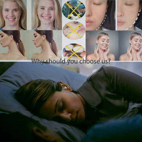 Beauty Face Sculpting Sleep Mask?V Line Lifting Chin Mask, Chin Strap for Double Chin for Women?Chin Mask Lift and Gua Sha Stone ?Mask Kit Improve...