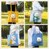 Cat Out Bag, Cute Cozy Cartoon Hands Free Show Head Cat Sling Carrier, Cat Restrainer Shoulder Bag for Outdoor Travel (Denim, Medium)...